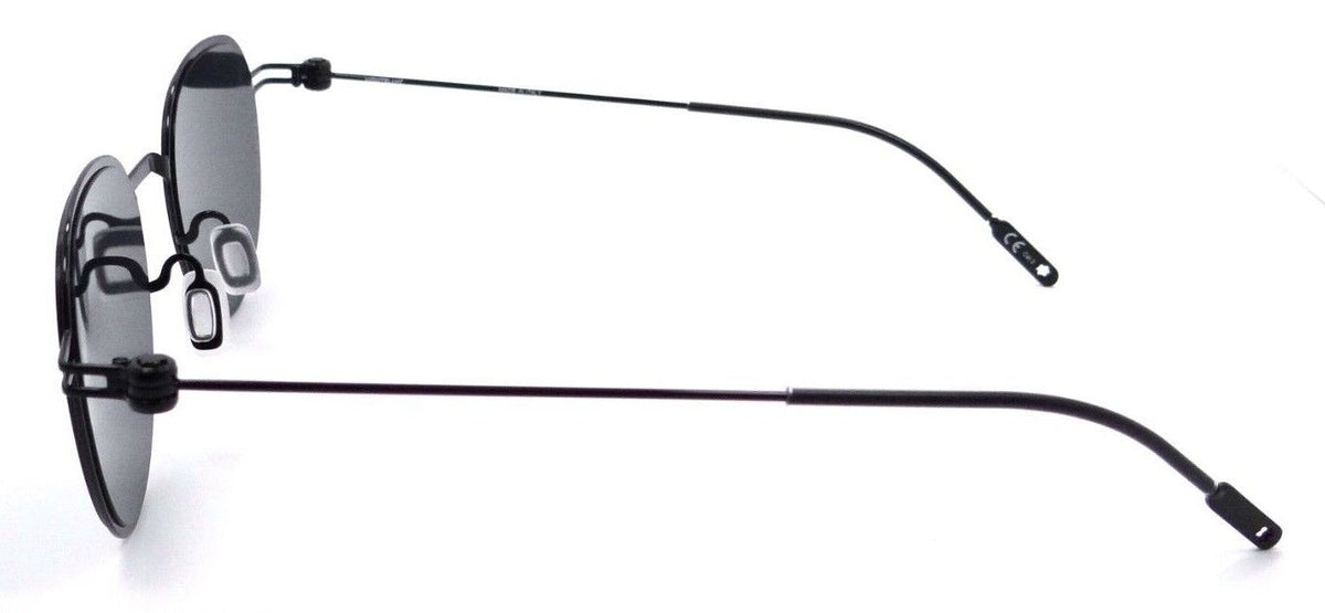 Montblanc Sunglasses MB0002S 001 48-21-145 Black / Grey Made in Italy-889652209005-classypw.com-3