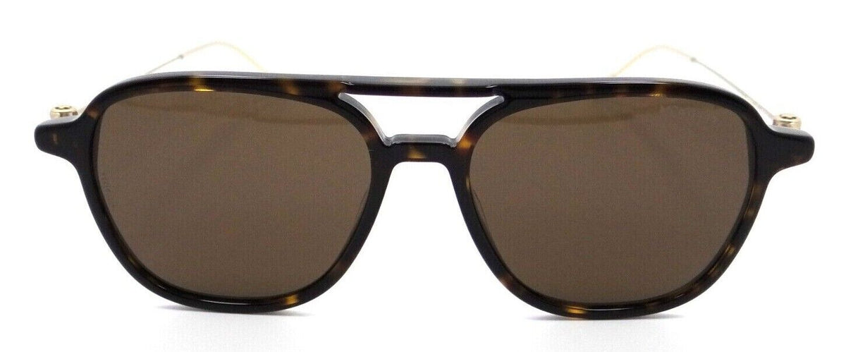 Montblanc Sunglasses MB0003S 002 53-17-145 Havana - Gold / Brown Made in Italy-889652208824-classypw.com-2