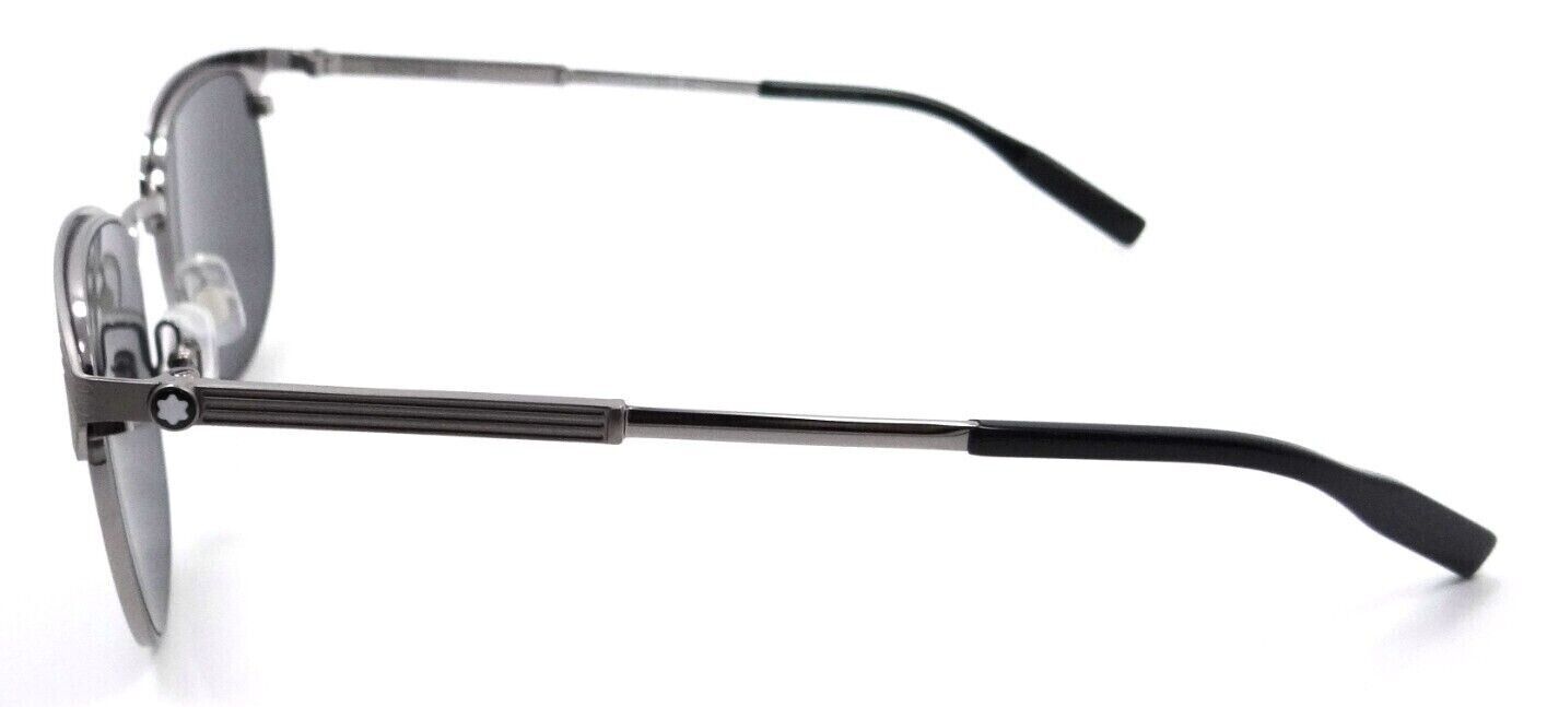 Montblanc Sunglasses MB0092S 007 54-19-145 Ruthenium / Grey Made in Italy-889652283692-classypw.com-3