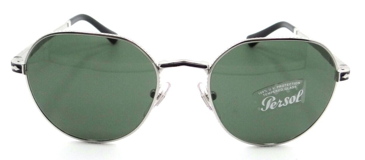 Persol Sunglasses PO 2486S 1113/31 51-19-145 Silver - Black / Green Italy-8056597545921-classypw.com-2
