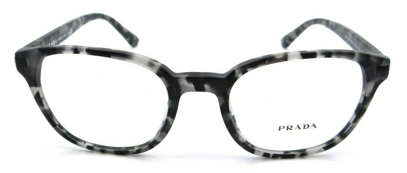 Prada Eyeglasses Frames PR 12WV VH3-1O1 49-19-145 Matte Grey Tortoise Italy-8056597370387-classypw.com-1