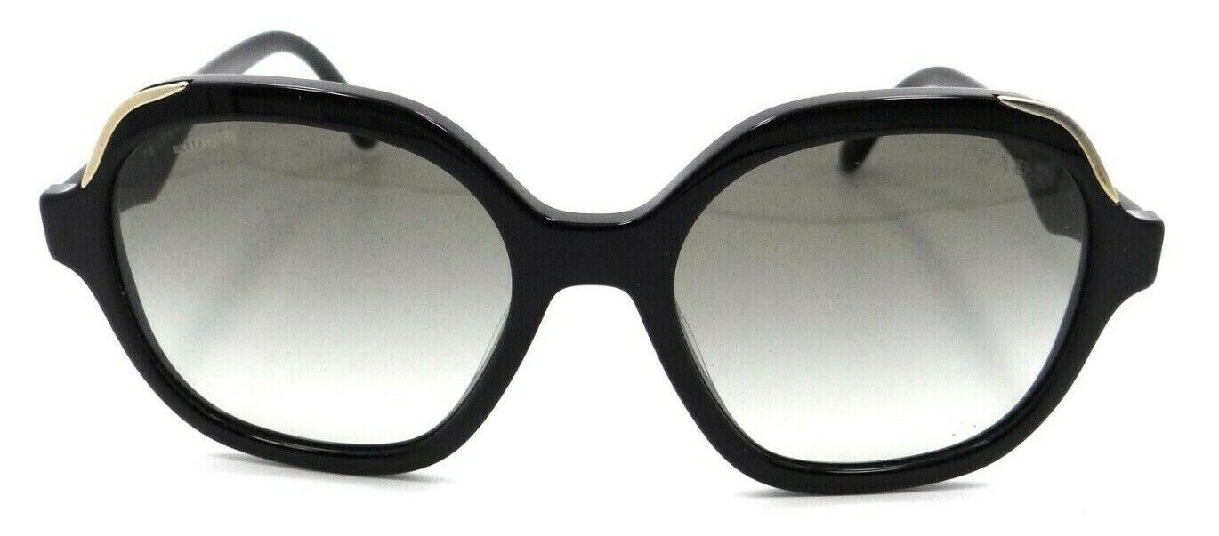 Prada Sunglasses PR 06US 1AB-0A7 52-18-140 Shiny Black / Grey Gradient Italy-8053672831597-classypw.com-1