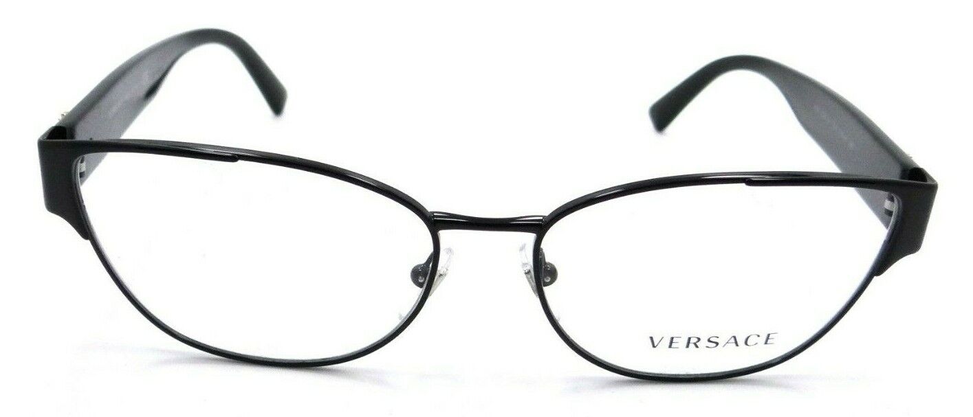 Versace Eyeglasses Frames VE 1267B 1009 55-15-140 Black Made in Italy-8056597160063-classypw.com-1