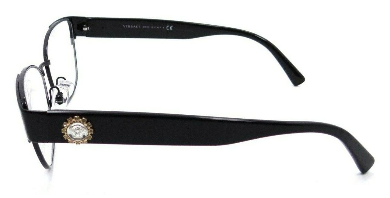 Versace Eyeglasses Frames VE 1267B 1009 55-15-140 Black Made in Italy-8056597160063-classypw.com-3