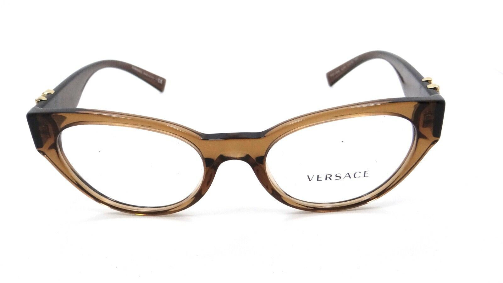 Versace Eyeglasses Frames VE 3282 5028 51-19-140 Transparent Brown Italy-8056597159654-classypw.com-1