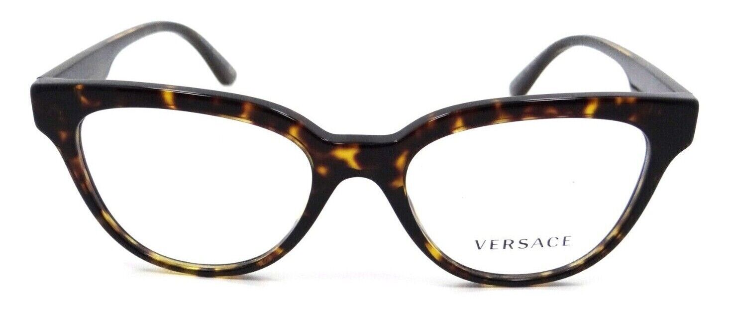 Versace Eyeglasses Frames VE 3315 108 52-18-145 Havana Made in Italy-8056597645201-classypw.com-1