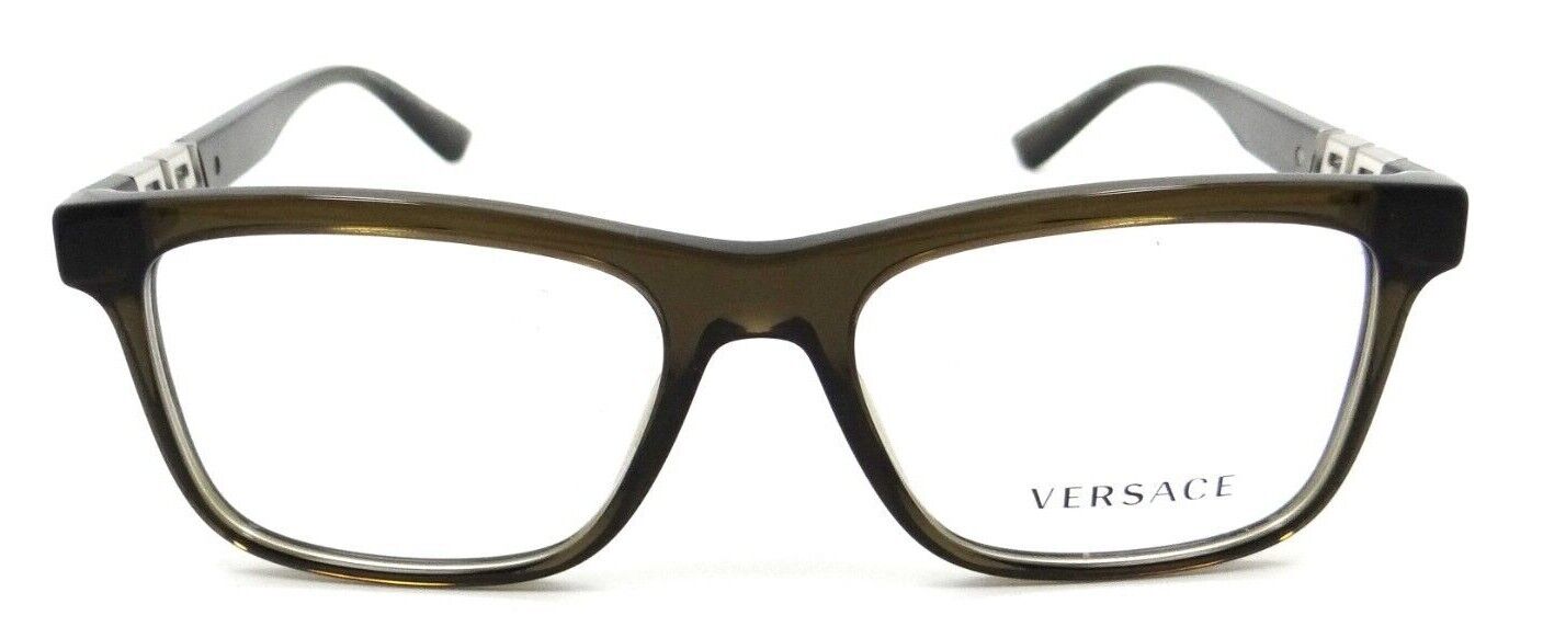 Versace Eyeglasses Frames VE 3319 200 53-17-145 Transparent Green Made in Italy-8056597642217-classypw.com-1