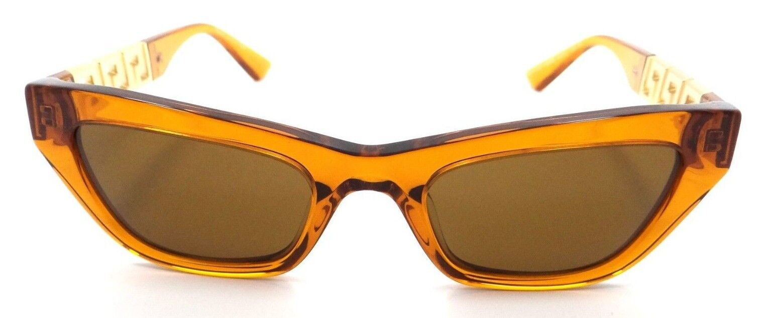 Versace Sunglasses VE 4419 5329/63 52-21-145 Transparent Orange / Dark Bronze-8056597620024-classypw.com-2