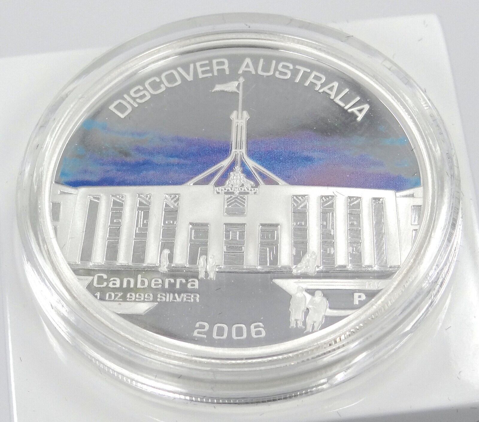 1 Oz Silver Coin 2006 $1 Australia Discover Australia Proof Coin - Canberra-classypw.com-1