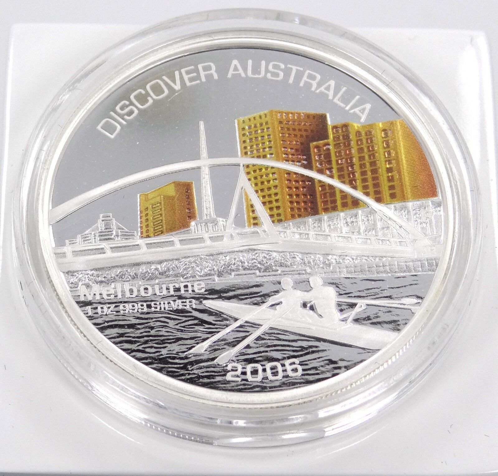 1 Oz Silver Coin 2006 $1 Australia Discover Australia Proof Coin - Melbourne-classypw.com-1
