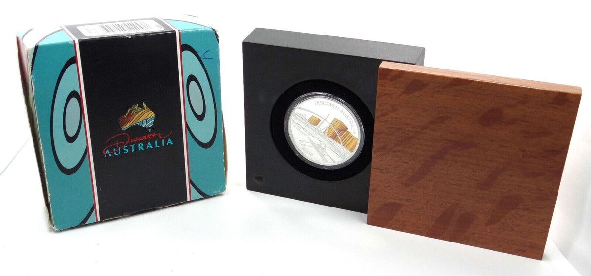 1 Oz Silver Coin 2006 $1 Australia Discover Australia Proof Coin - Melbourne-classypw.com-3