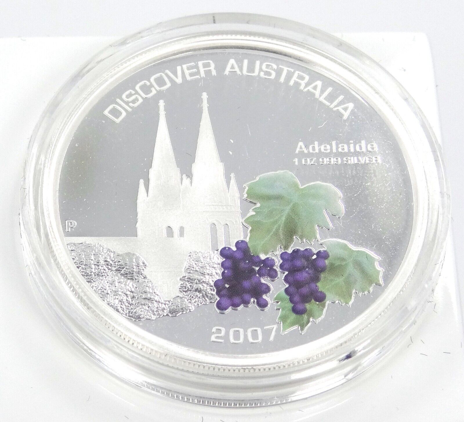 1 Oz Silver Coin 2007 $1 Australia Discover Australia Proof Coin - Adelaide-classypw.com-1