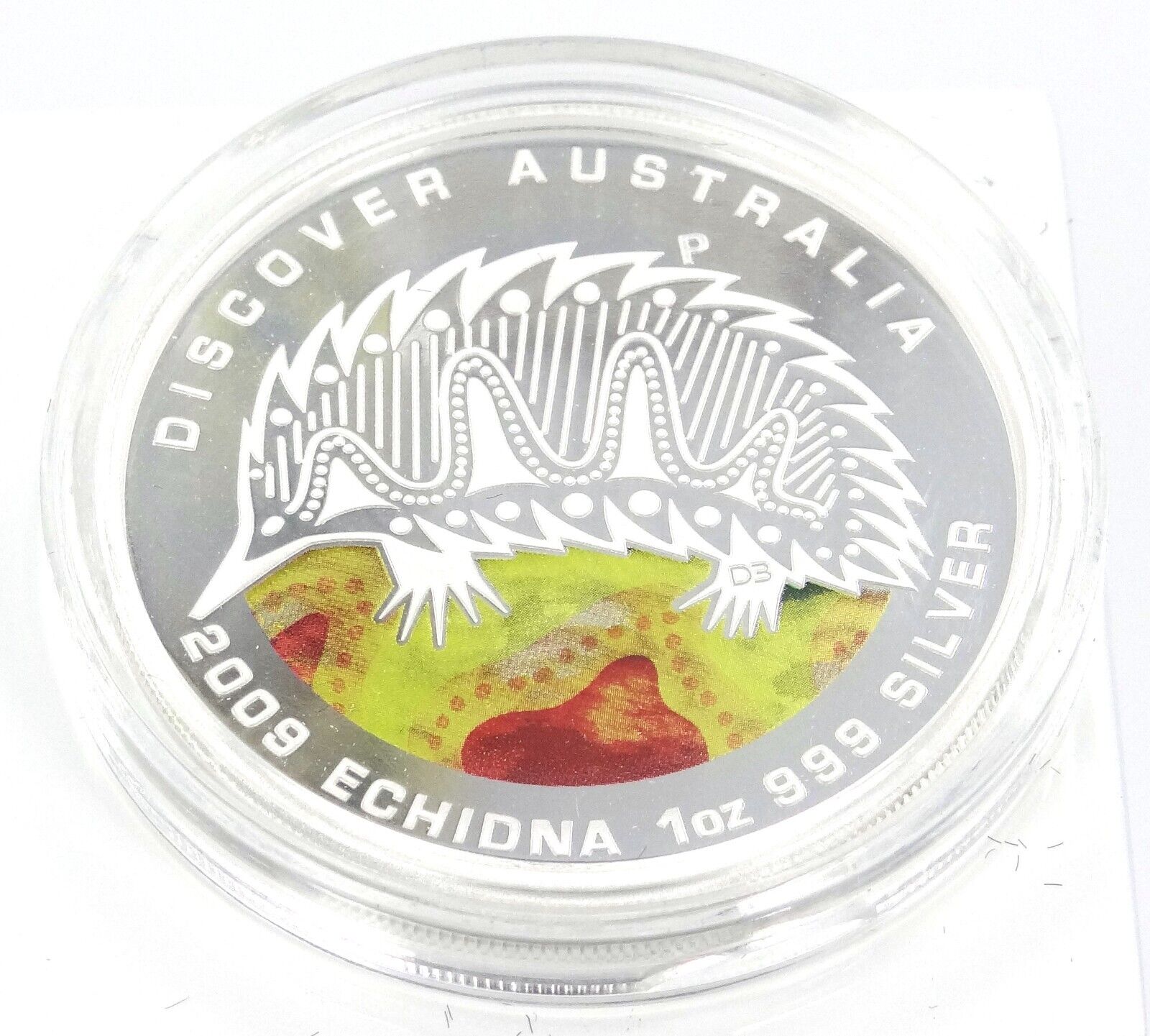 1 Oz Silver Coin 2009 $1 Australia Discover Australia Proof Coin - Echidna-classypw.com-1