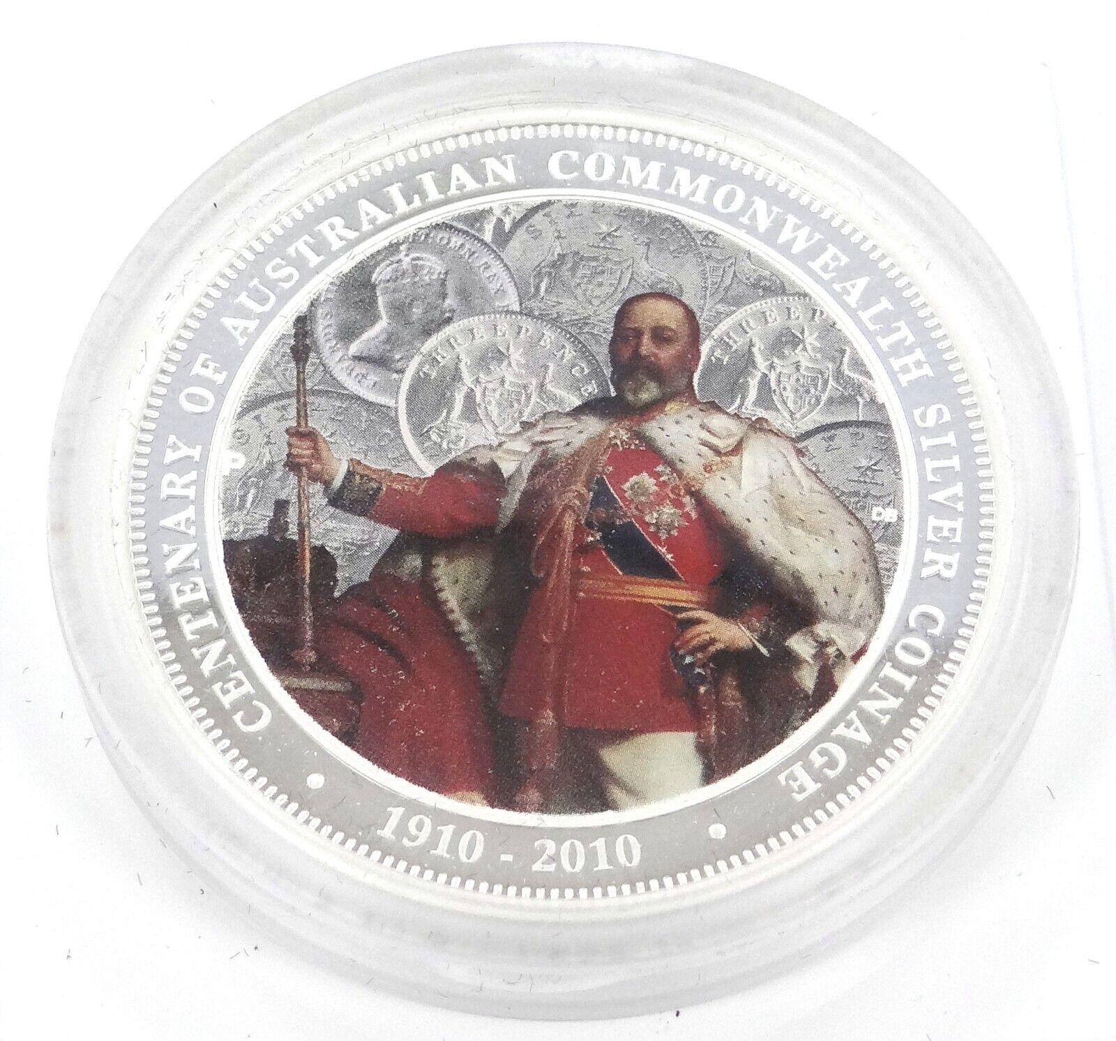 1 Oz Silver Coin 2010 $1 Centenary of Australian Commonwealth Silver Coinage-classypw.com-2