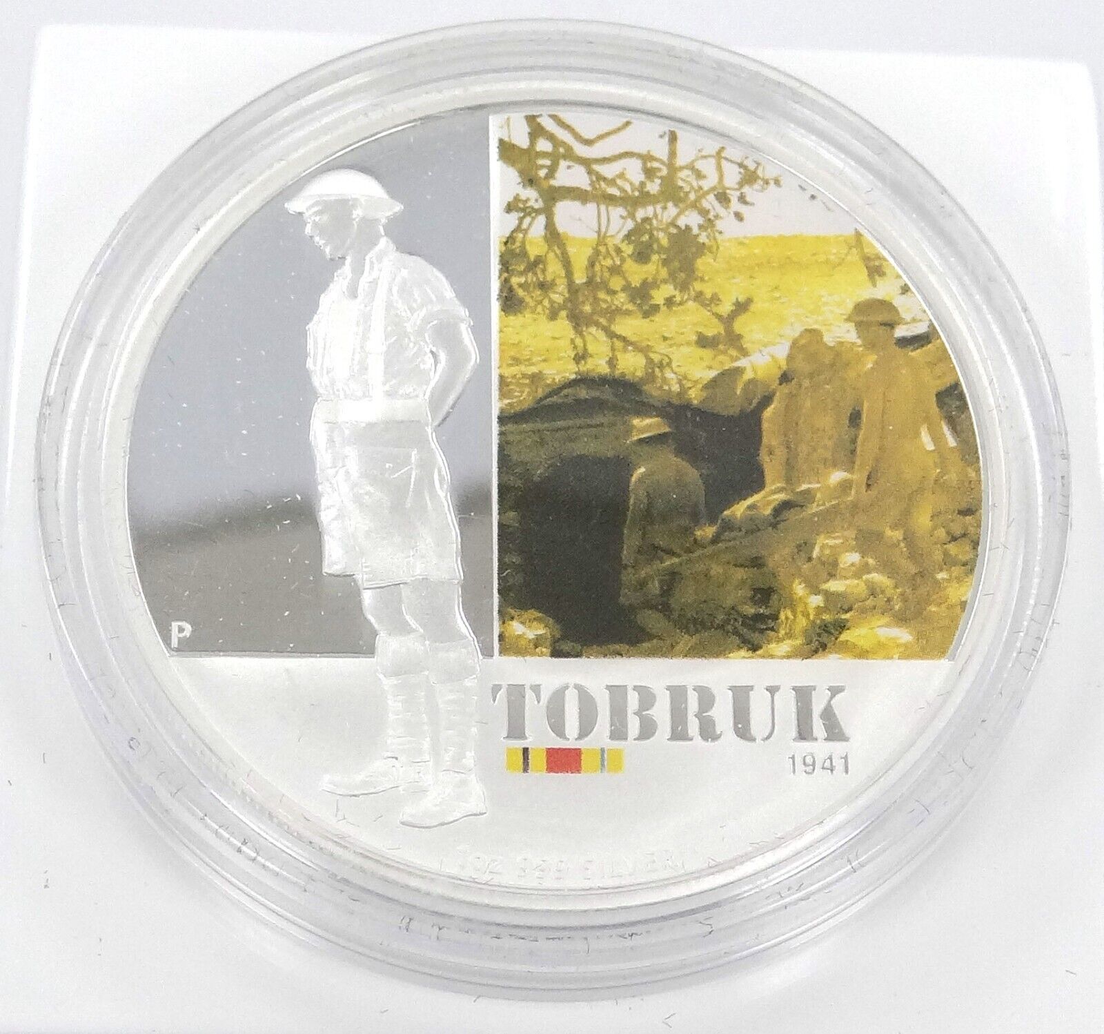 1 Oz Silver Coin 2011 $1 Australia Famous Battles in Australian History Tobruk-classypw.com-1