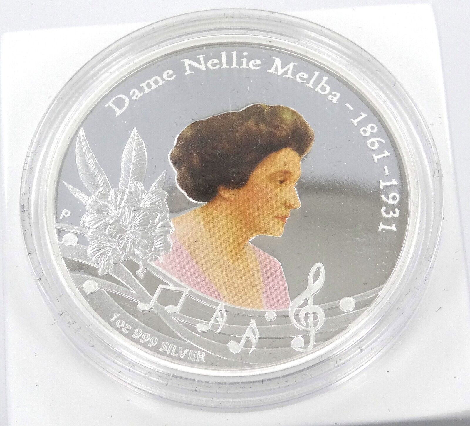 1 Oz Silver Coin 2011 $1 Australia Opera Singer Dame Nellie Melba 1861-1931-classypw.com-1