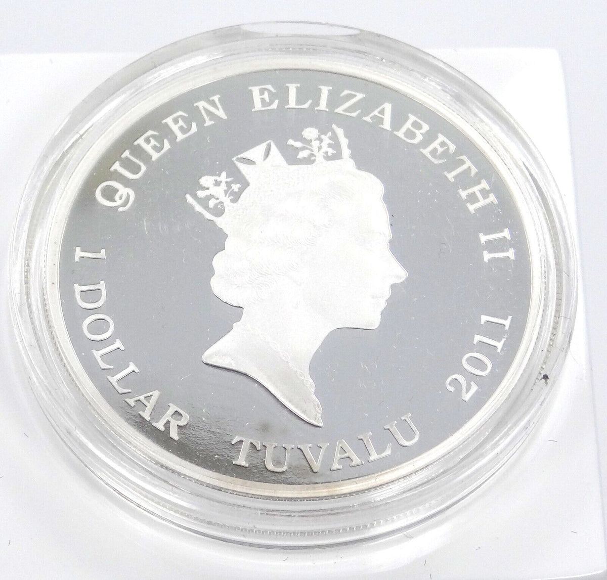 1 Oz Silver Coin 2011 $1 Tuvalu Transformers Revenge of the Fallen Optimus Prime-classypw.com-2