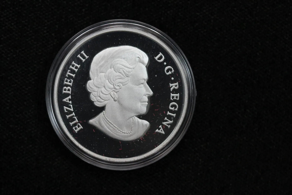 1 Oz Silver Coin 2011 Canada $20 Steam Powered Locomotive Train D-10-classypw.com-6