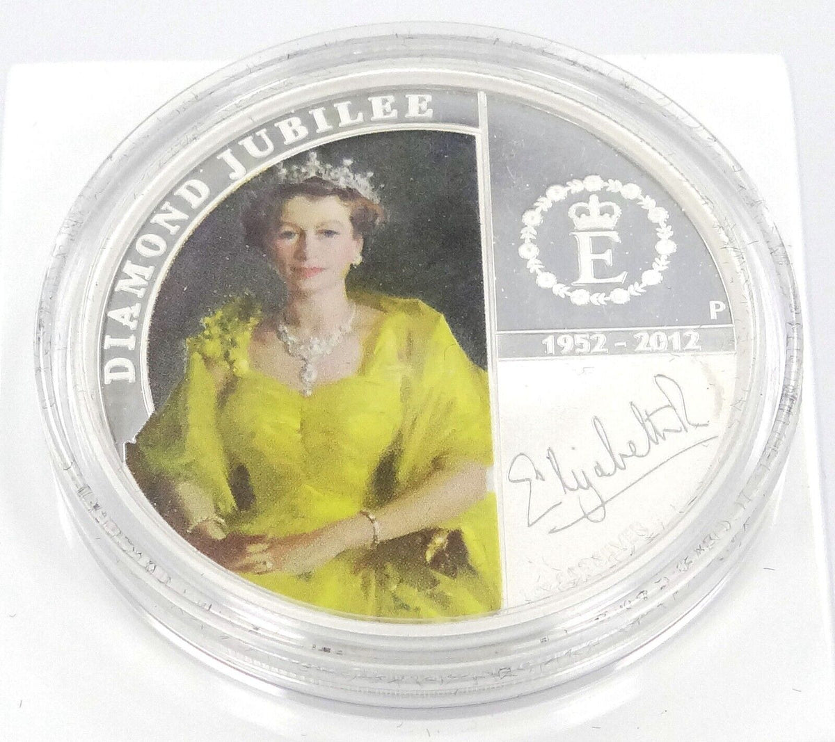 1 Oz Silver Coin 2012 $1 Australia Diamond Jubilee Queen Elizabeth II 1952-2012-classypw.com-2