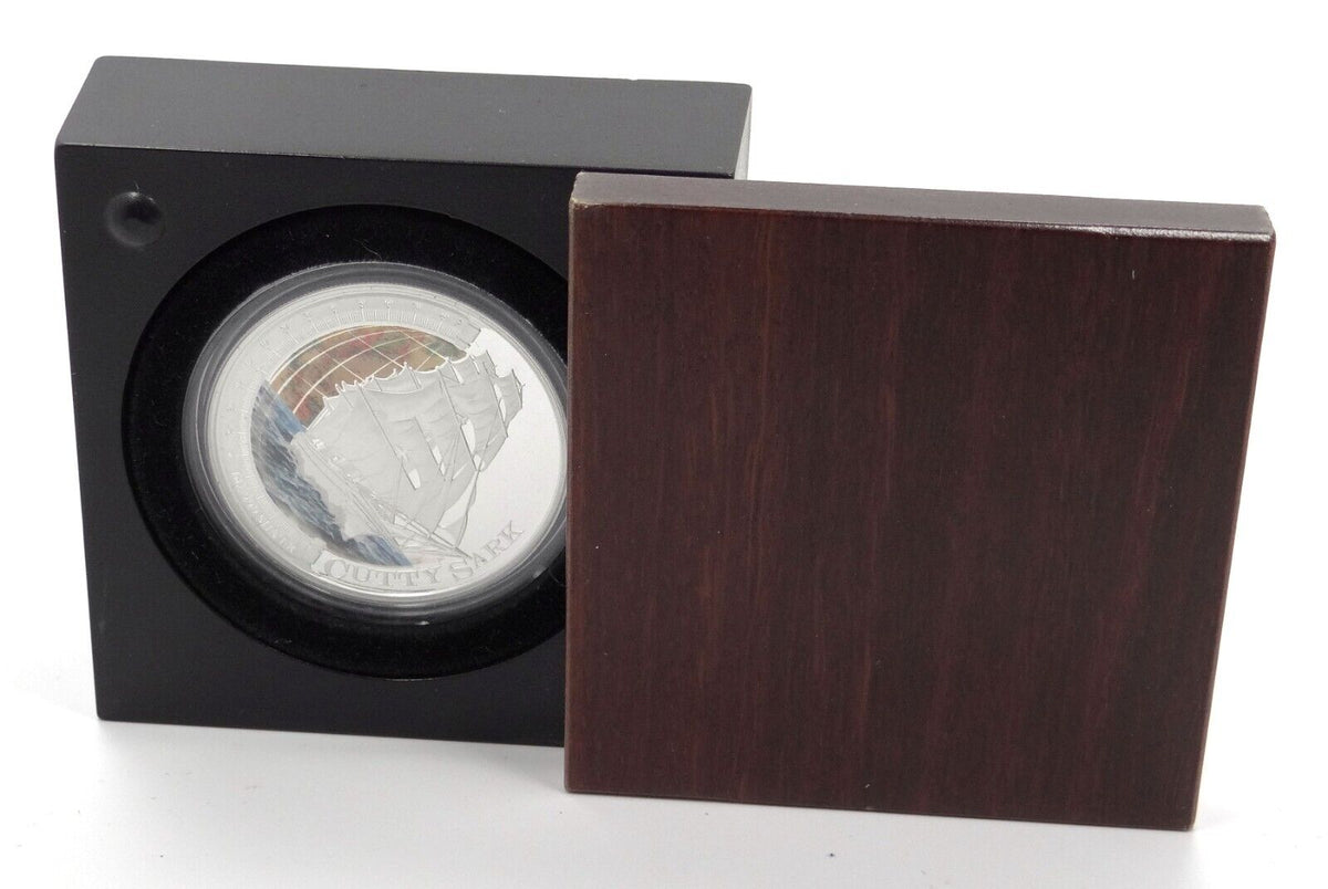 1 Oz Silver Coin 2012 $1 Tuvalu Ships That Changed The World Proof - Cutty Sark-classypw.com-3
