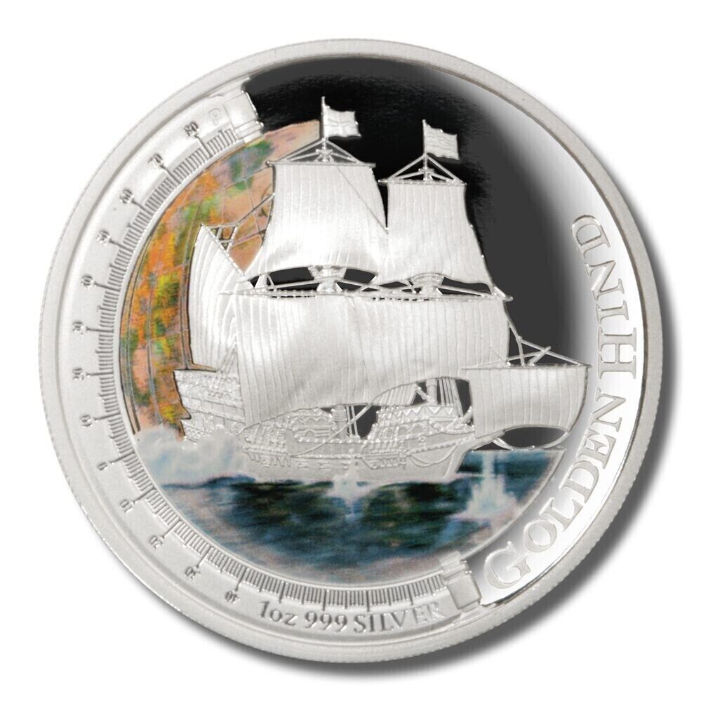 1 Oz Silver Coin 2012 $1 Tuvalu Ships That Changed the World - Mayflower-classypw.com-1