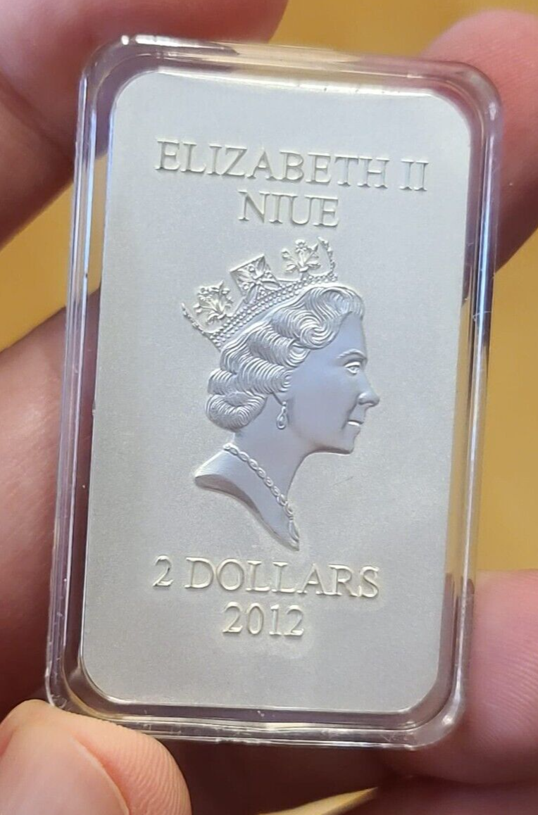 1 Oz Silver Coin 2012 $2 Orthodox Shrines - Andrei Rublev St Michael Archangel-classypw.com-6