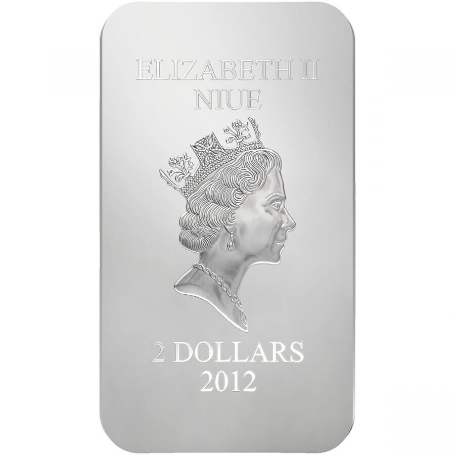 1 Oz Silver Coin 2012 $2 Orthodox Shrines - Great Martyr Catherine of Alexandria-classypw.com-5