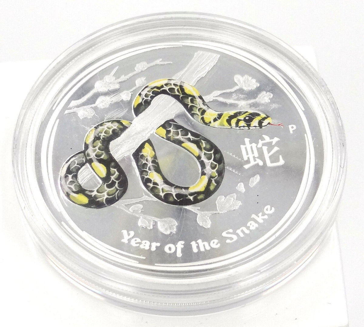 1 Oz Silver Coin 2013 $0.50 Australian Lunar Series II Year of The Snake Color-classypw.com-1