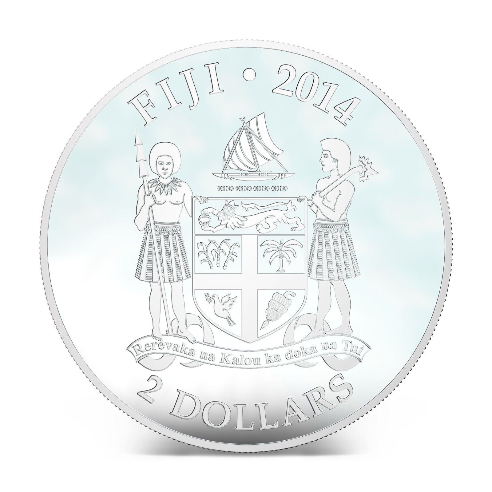 1 Oz Silver Coin 2013 $2 Fiji Dogs & Cats Best Friend w/ stone - Boston Terrier-classypw.com-4