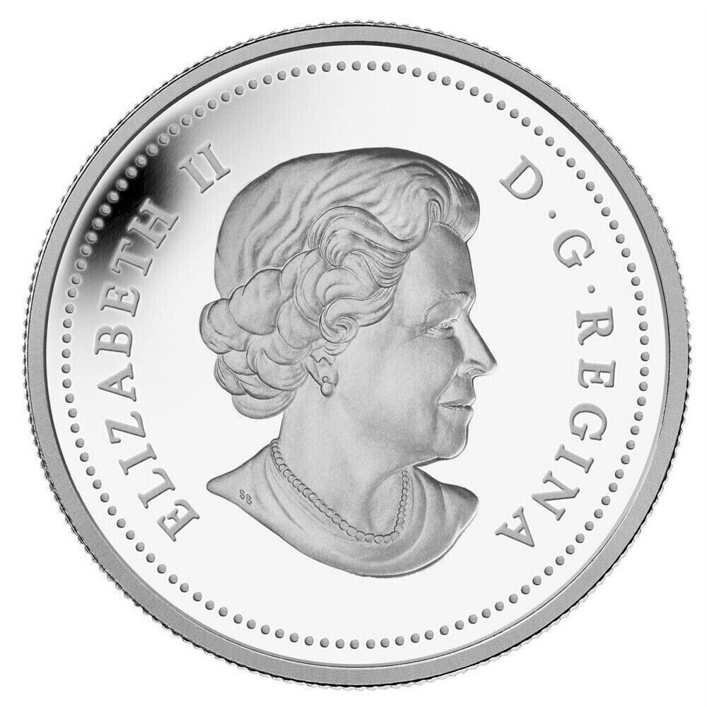 1 Oz Silver Coin 2013 $20 Canada Color Maple Canopy: Autumn-classypw.com-2