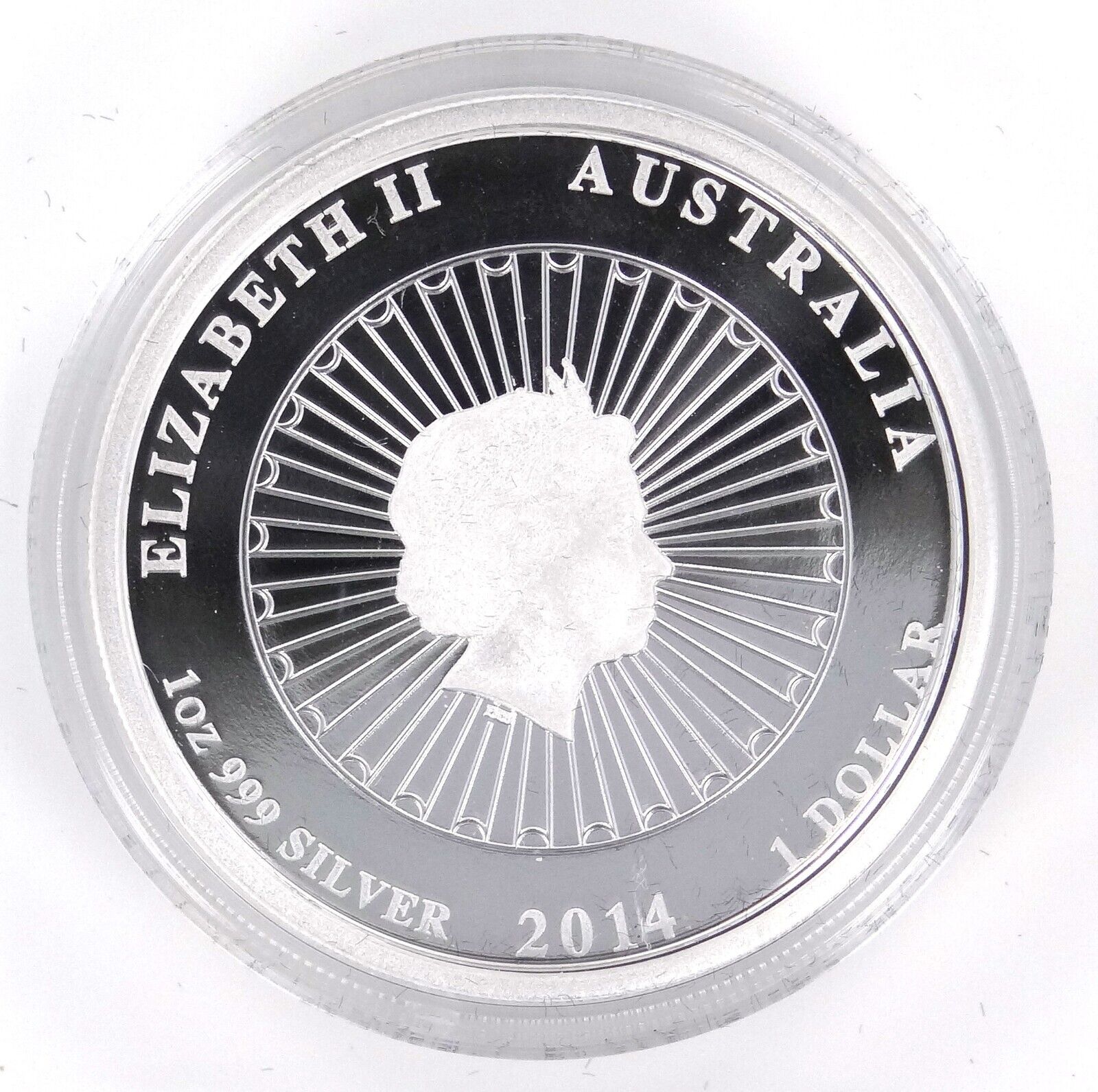 1 Oz Silver Coin 2014 $1 Australia Australian Abalone Shell Proof Coin Version 1-classypw.com-3