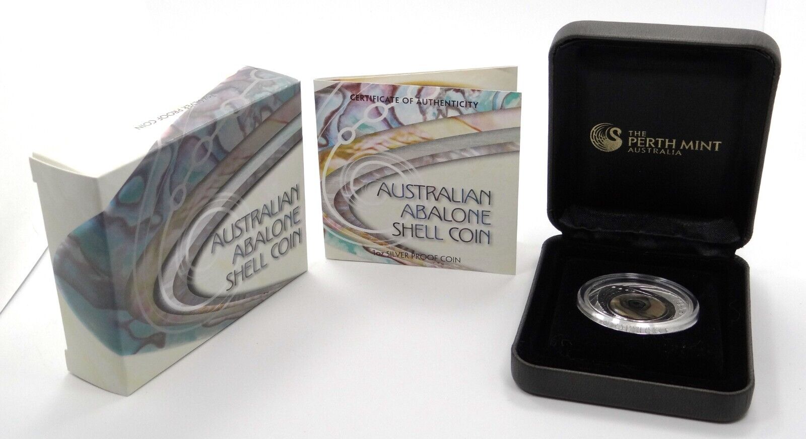 1 Oz Silver Coin 2014 $1 Australia Australian Abalone Shell Proof Coin ...