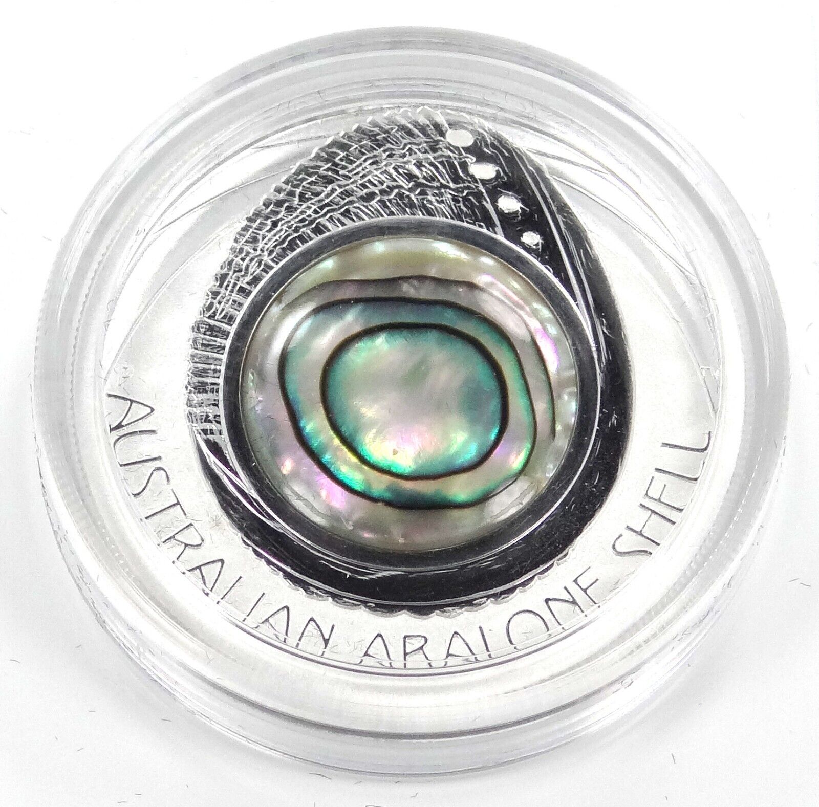 1 Oz Silver Coin 2014 $1 Australia Australian Abalone Shell Proof Coin Version 2-classypw.com-1