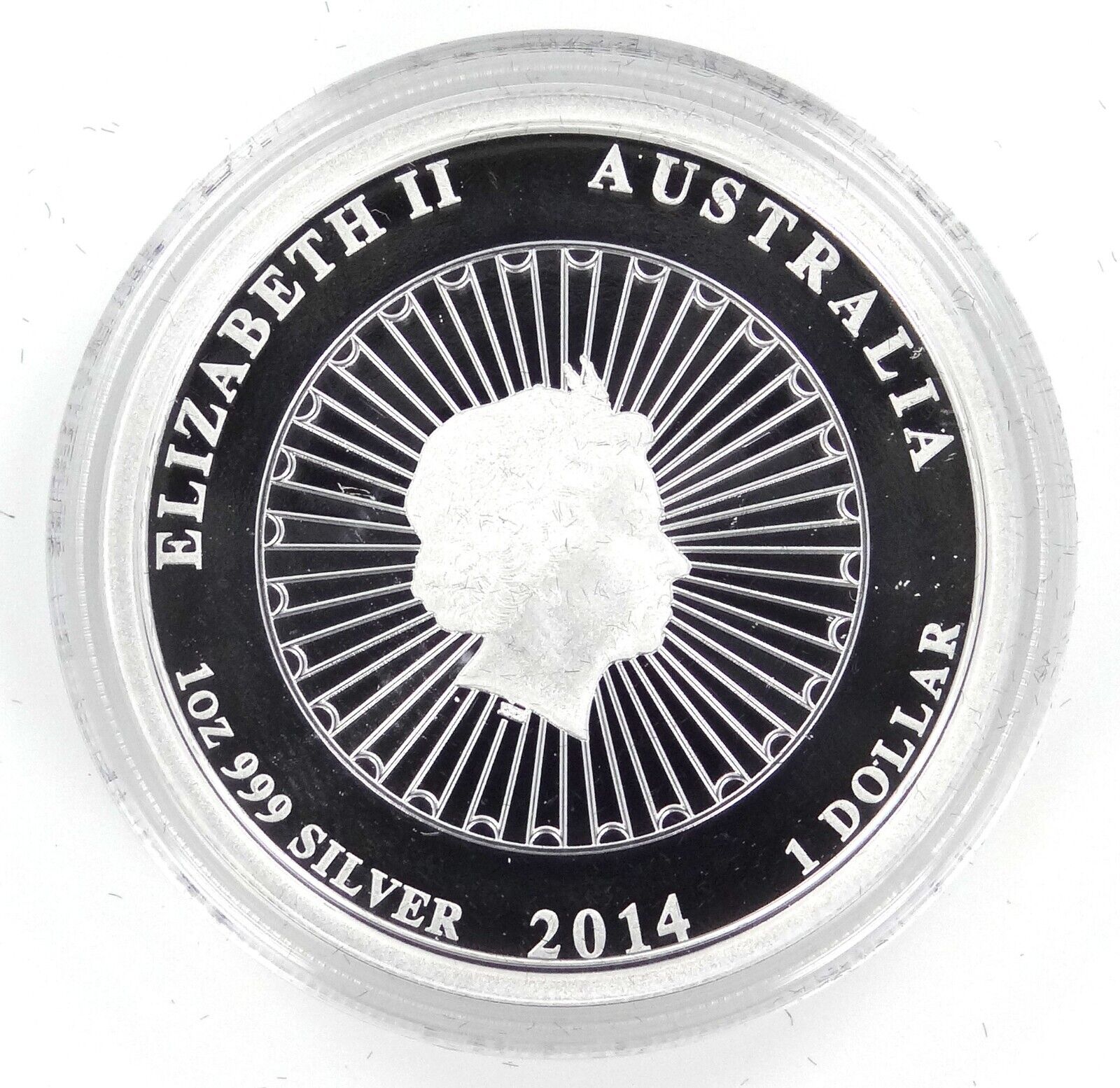 1 Oz Silver Coin 2014 $1 Australia Australian Abalone Shell Proof Coin Version 2-classypw.com-3