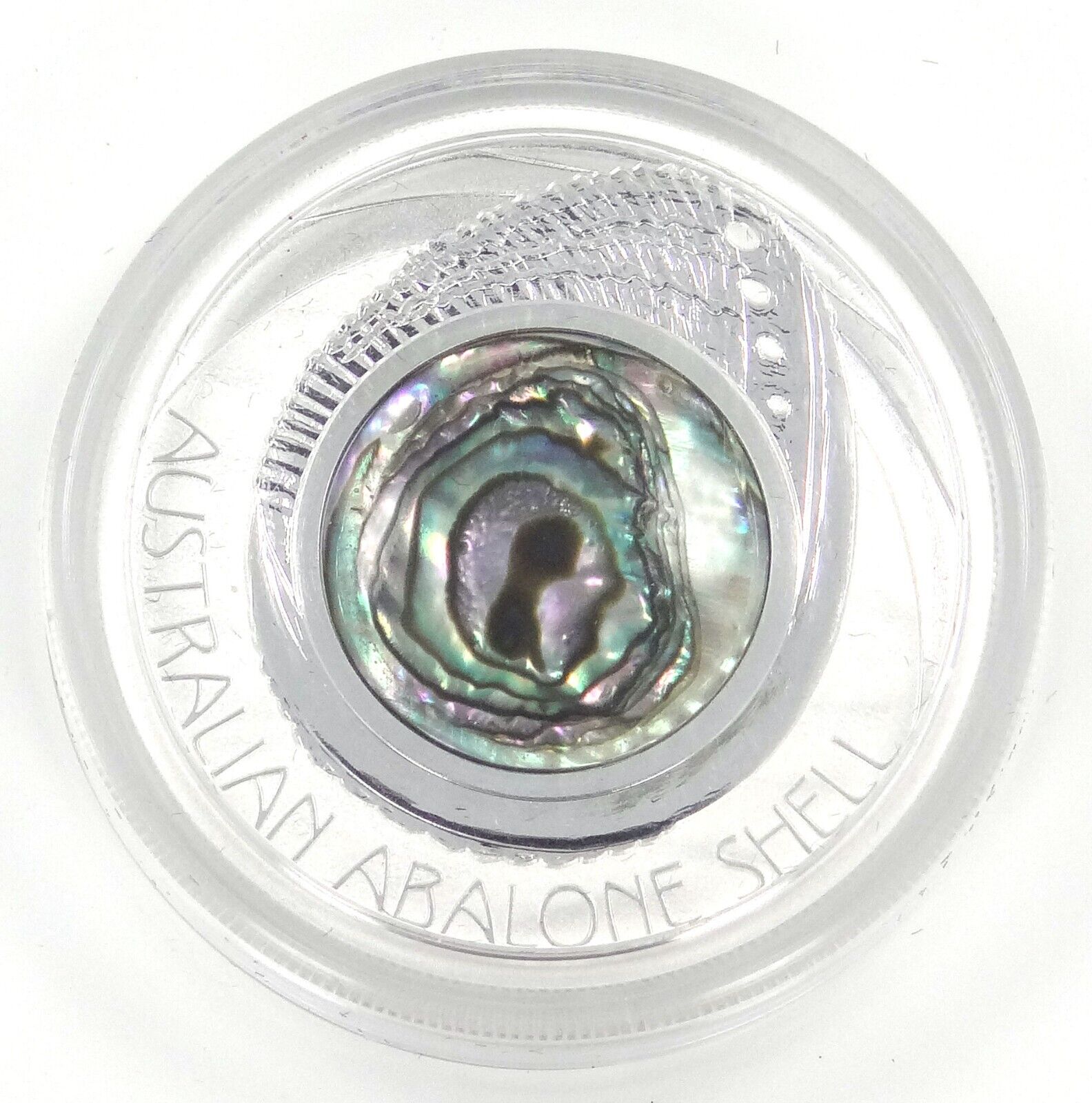 Shell Star Coin Shell 1 Oz Silver Coin 2014 $1 Australia Australian Abalone Shell Proof Coin ...