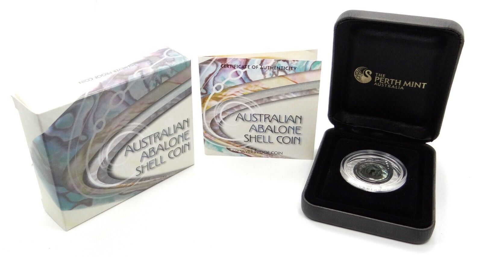 1 Oz Silver Coin 2014 $1 Australia Australian Abalone Shell Proof Coin Version 3-classypw.com-3
