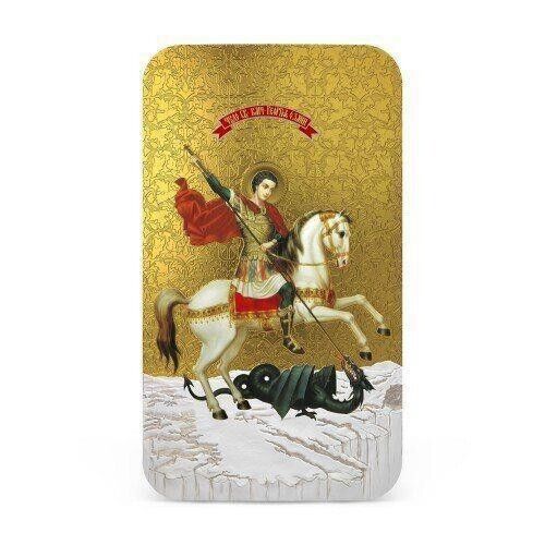 1 Oz Silver Coin 2014 $2 Niue Orthodox Shrines St. George with Dragon PAMP 3000-classypw.com-1