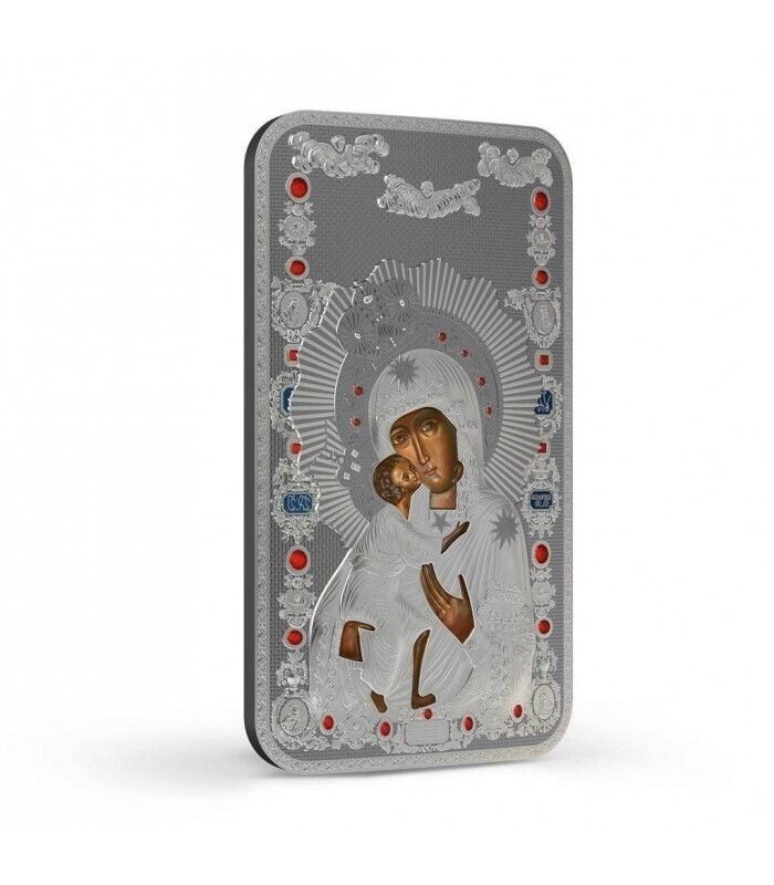 1 Oz Silver Coin 2014 $2 Orthodox Shrines - Feodorovskaya Mother of God - Silver-classypw.com-3