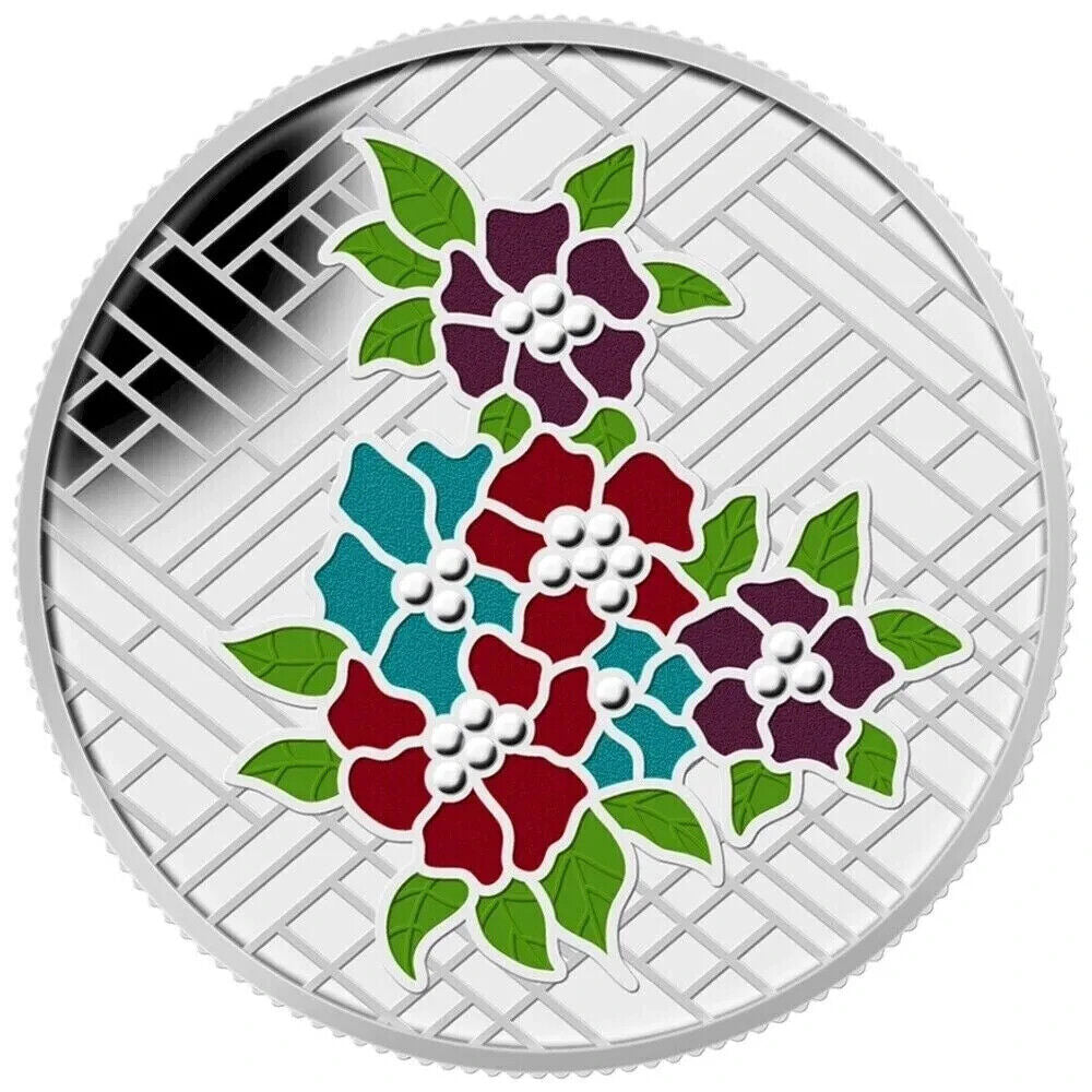 1 Oz Silver Coin 2014 Canada $20 Stained Glass: Craigdarroch Castle Enamel-classypw.com-1