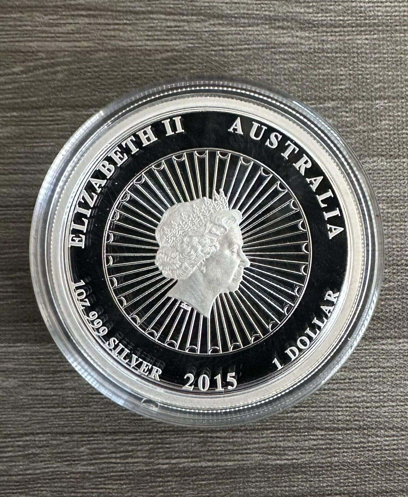 1 Oz Silver Coin 2015 $1 Australia Australian Mother of Pearl Shell Proof Coin-classypw.com-5