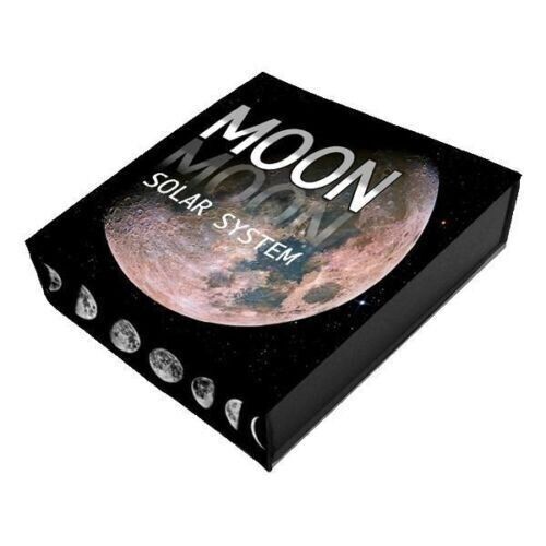 1 Oz Silver Coin 2015 $1 Niue Solar System Moon NWA 8609 Meteorite Box & COA-classypw.com-6