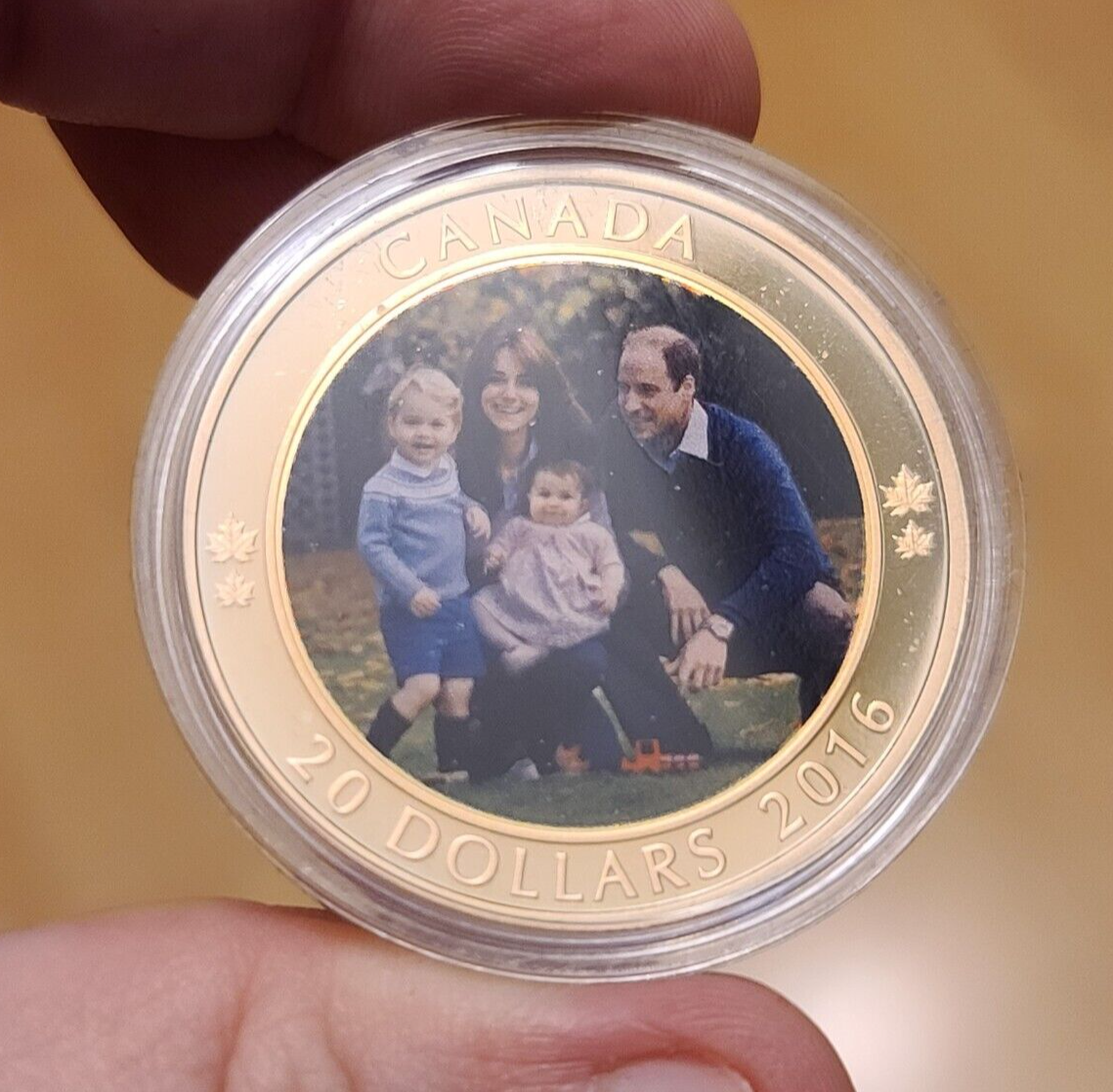 1 Oz Silver Coin 2016 Canada $20 A Royal Tour William Kate George Charlotte-classypw.com-1