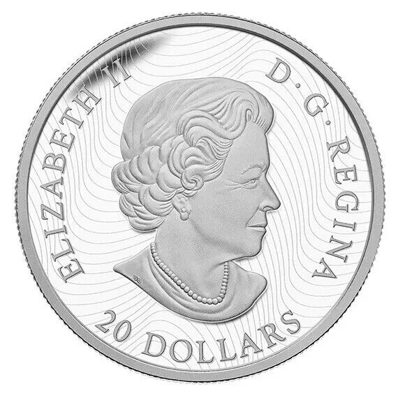 1 Oz Silver Coin 2016 Canada $20 Color Canadian Landscapes Series Ski Chalet-classypw.com-2