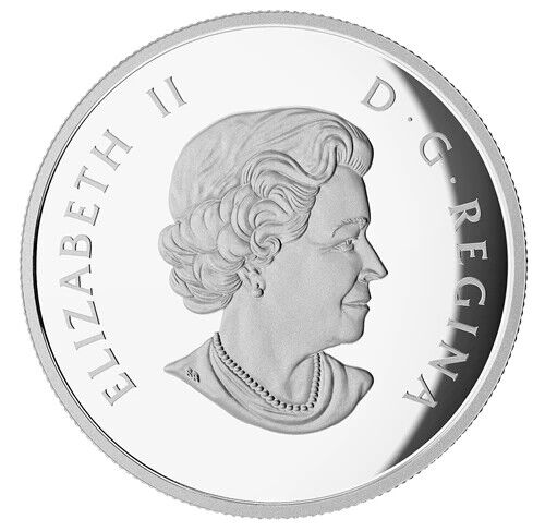 1 Oz Silver Coin 2016 Canada $20 Lucky Four-Leaf Clover With Green Enamel-classypw.com-2