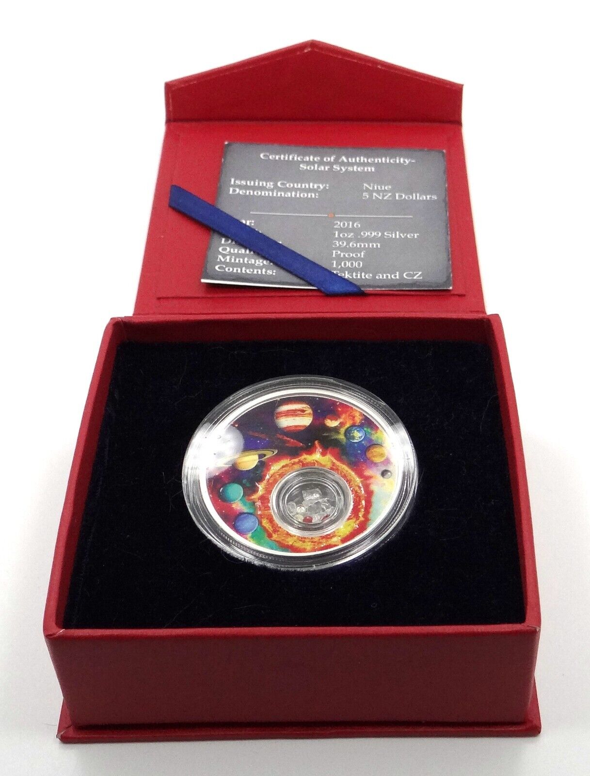 1 Oz Silver Coin 2016 Niue $5 Solar System with transparent capsule meteor glass-classypw.com-5