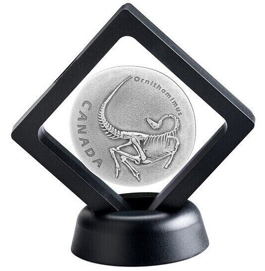 1 Oz Silver Coin 2017 $20 Ancient Canada Ornithomimus Bird Mimic Dinosaur Fossil-classypw.com-3