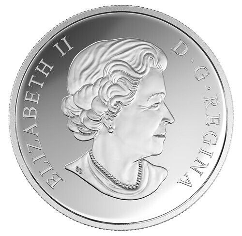 1 Oz Silver Coin 2017 $20 Canada Pearl Flowers Mother of Pearl Embellishments-classypw.com-3