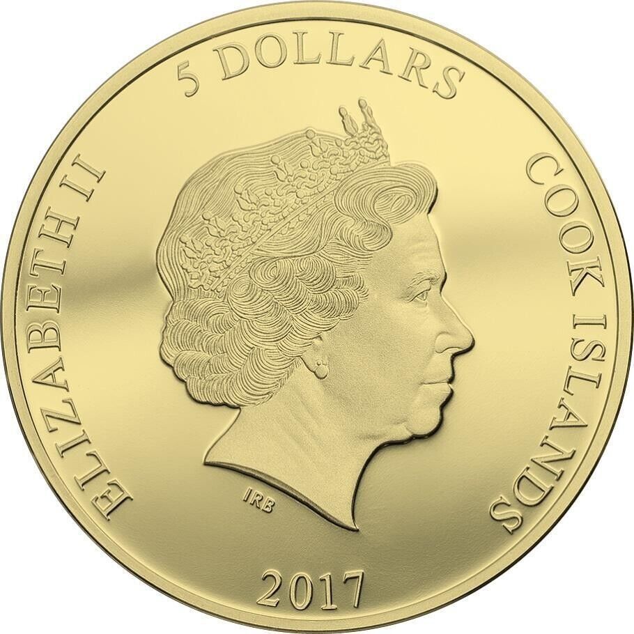 1 Oz Silver Coin 2017 $5 Fantastic Beasts Magical Congress of the USA Gold Ring-classypw.com-2