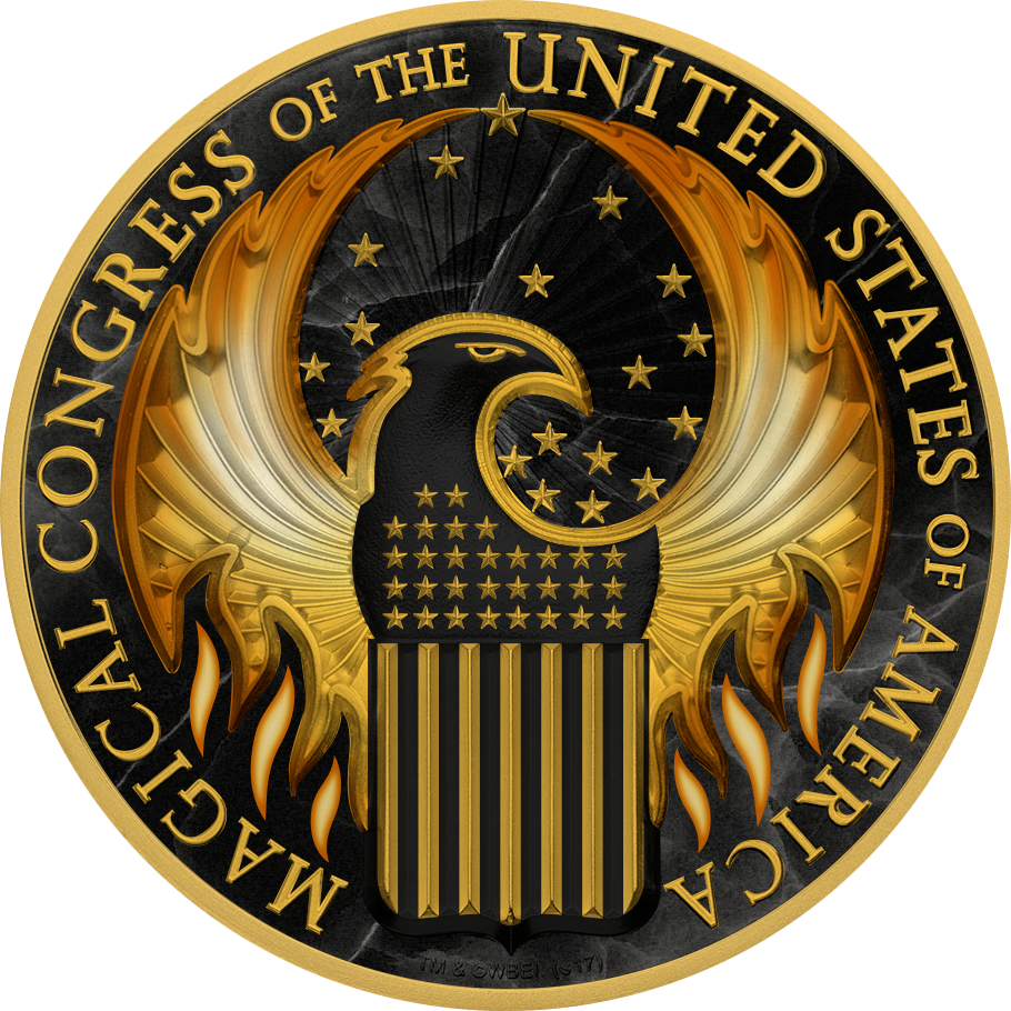 1 Oz Silver Coin 2017 $5 Fantastic Beasts Magical Congress of the USA - Phoenix-classypw.com-1