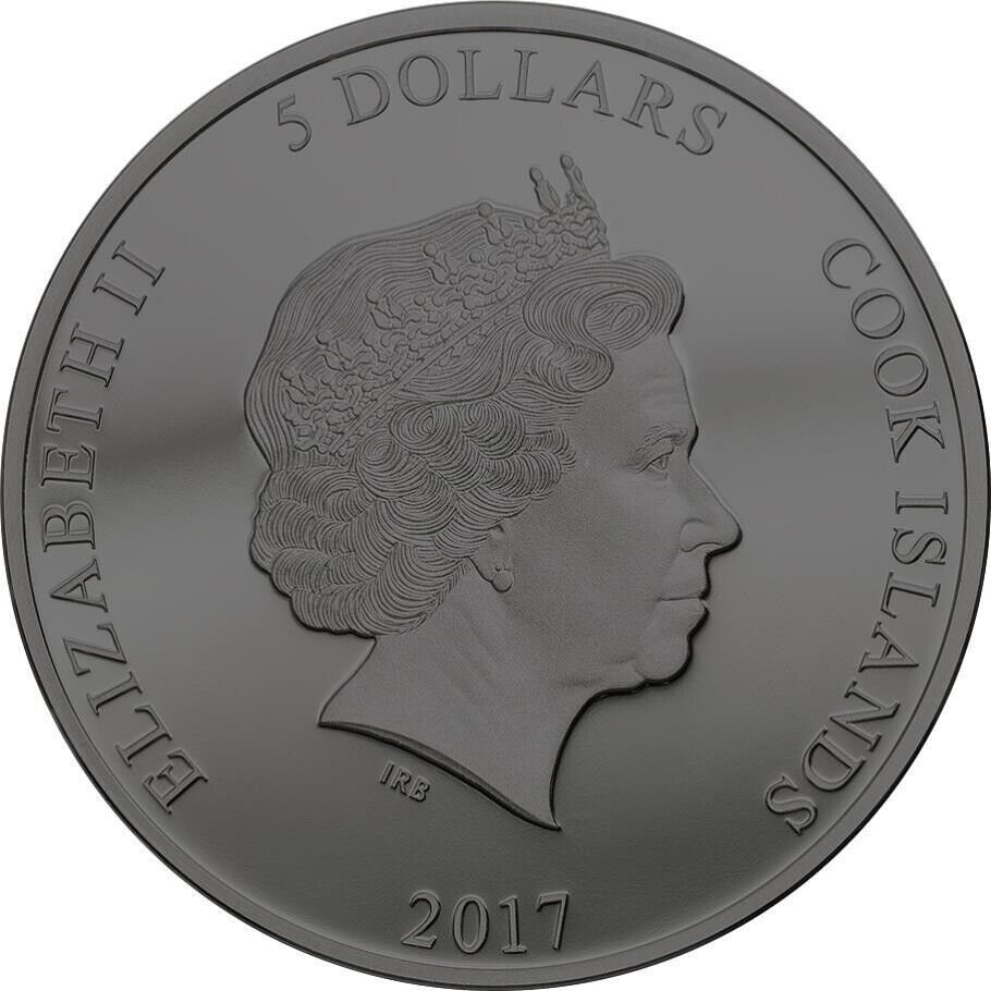 1 Oz Silver Coin 2017 $5 Fantastic Beasts Magical Congress of the USA Ruthenium-classypw.com-2